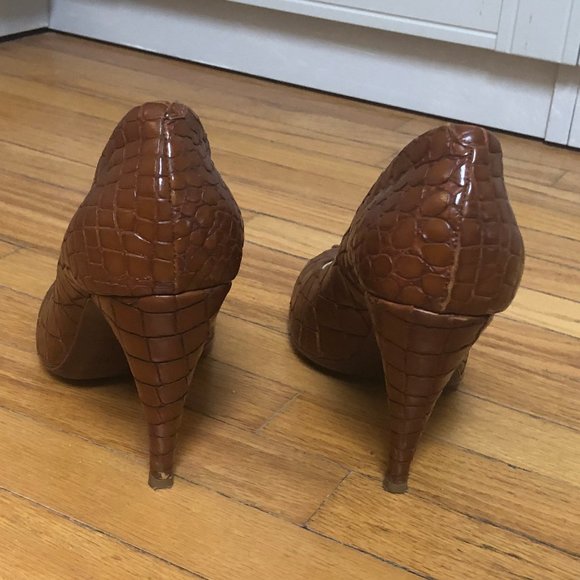 Rocco P peep toe heels - Picture 2 of 6